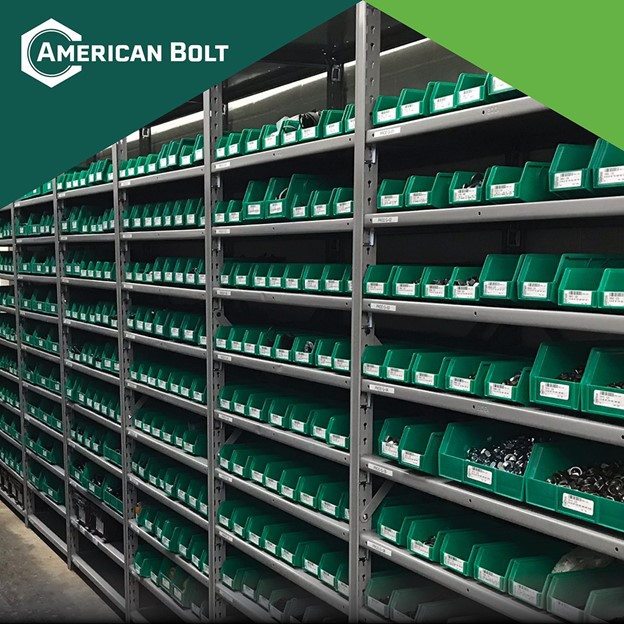 VMI Solution - Layout Featuring Standard Bins & Shelving, All Containing Barcode Label with Stocking Objectives